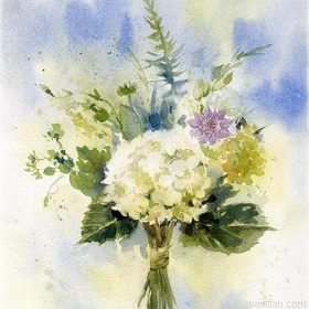 Botanical Bouquet Flowers Paint By Numbers.png