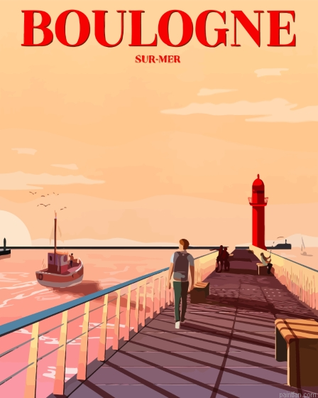 Boulogne Sur Mer Pier Paint By Numbers.png