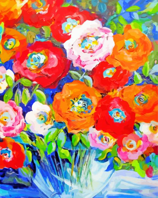 Bouquet Of Flowers Paint By Number.png