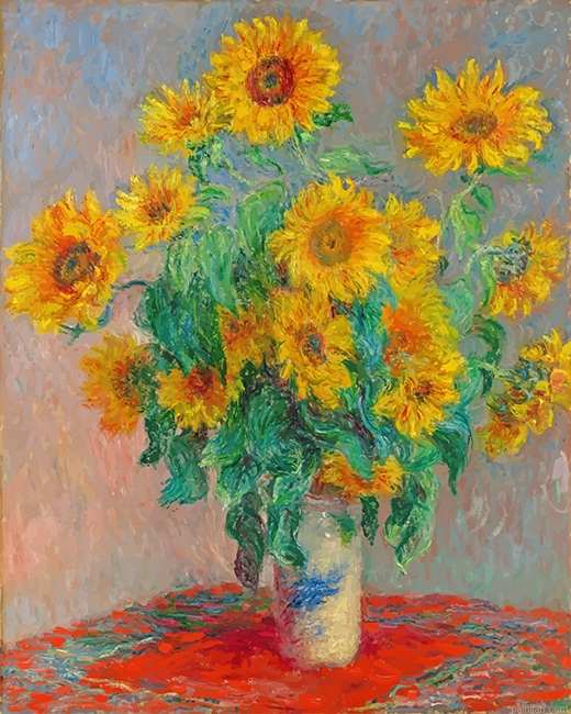 Bouquet Of Sunflowers New Paint By Numbers.png