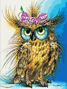 Bow Owl Paint By Numbers.png