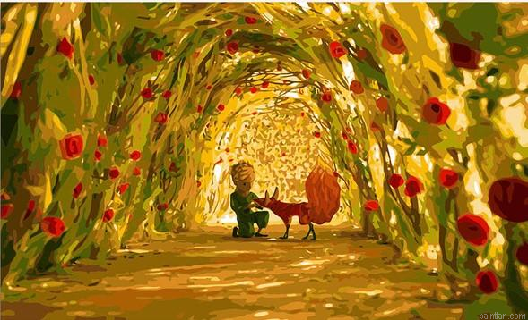 Boy And Fox Paint By Numbers.png
