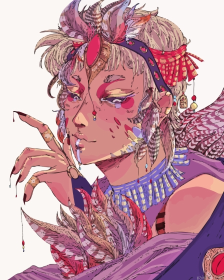 Boy Bird Paint By Numbers.png