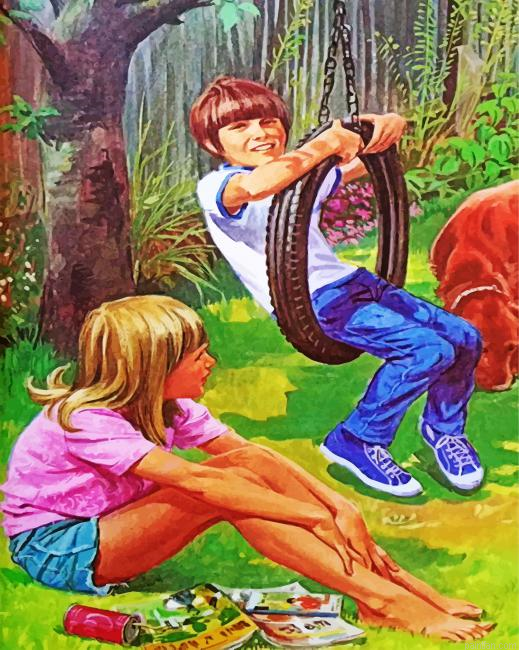 Boy Swinging Paint By Number.png