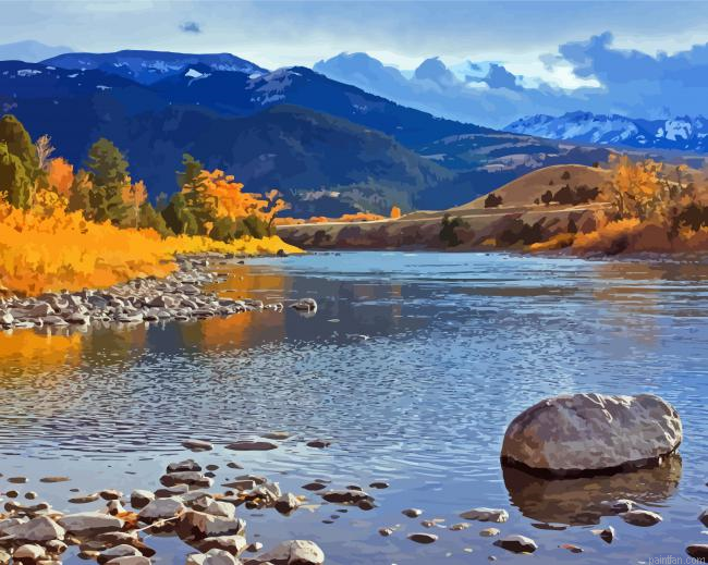 Bozeman Montana Lake Paint By Numbers.png