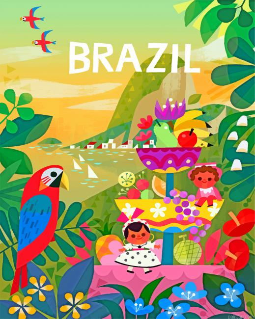 Brazil Illustration Paint By Numbers.png