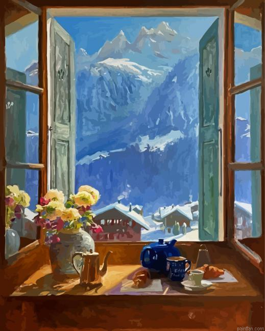 Breakfast In The Alps Paint By Numbers.png