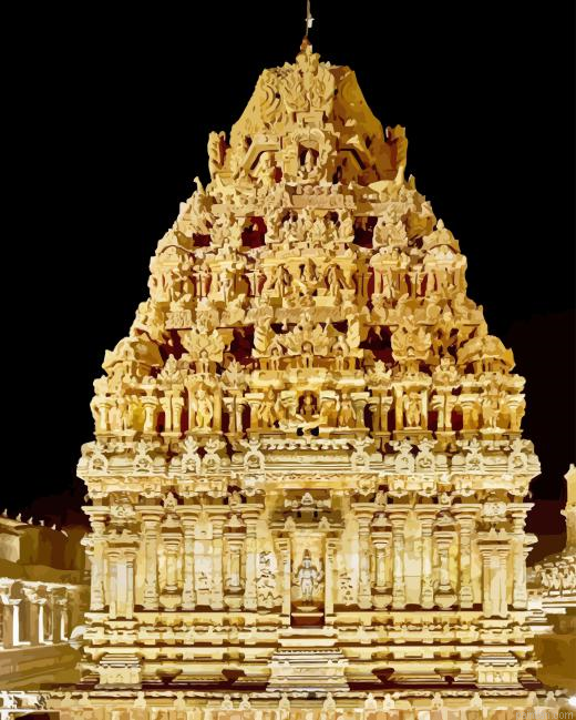 Brihadeeswara Temple Paint By Numbers.png