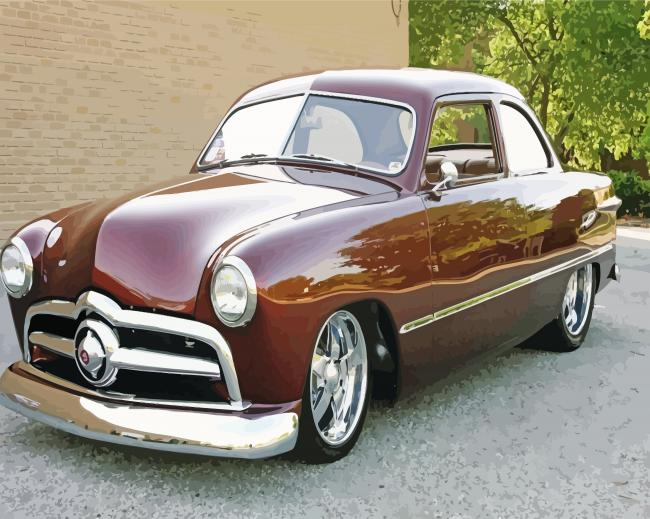 Brown 49 Ford Coupe Car Paint By Numbers.png