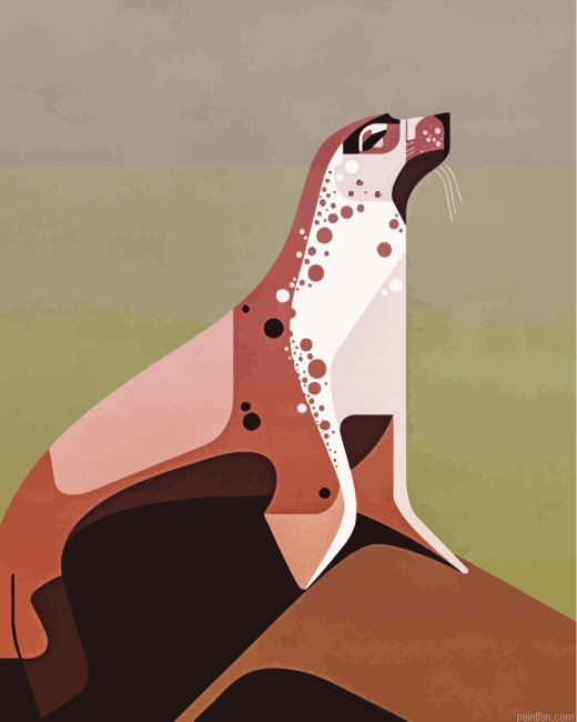 Brown Seal Paint By Numbers.png