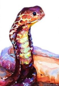 Brown Snake Paint By Numbers.png