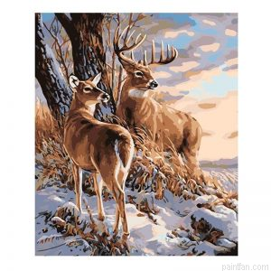Buck And Doe Paint By Numbers.png