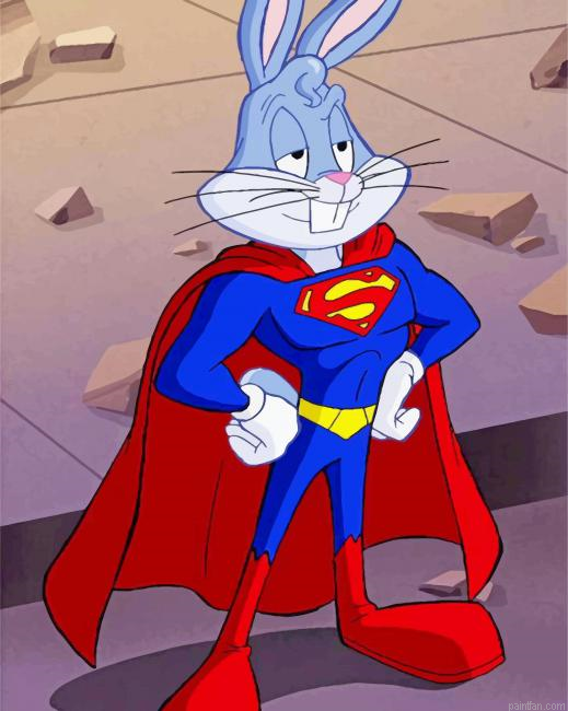 Bugs Bunny Superman Paint By Number.png