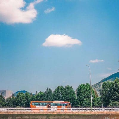 Bus In Seoul Korea Paint By Numbers.png
