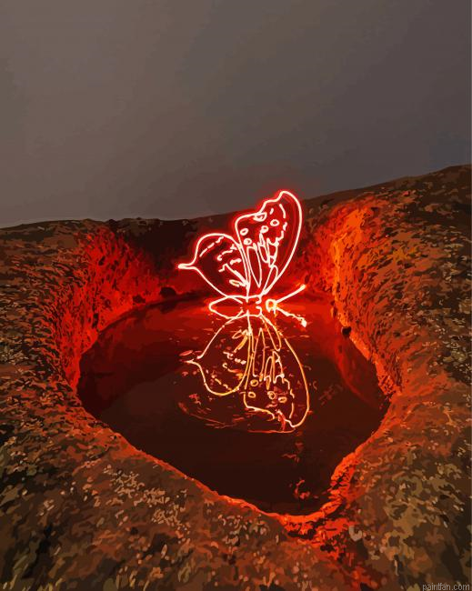 Butterfly And Red Light Paint By Numbers.png