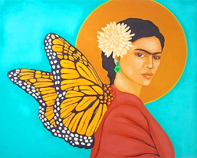 Butterfly Frida Kahlo New Paint By Numbers.png