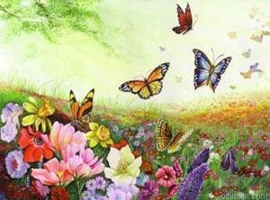 Butterfly Landscape Paint By Numbers.png