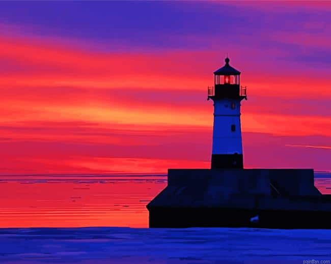 Canal Park Lighthouse Paint By Numbers.png