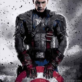 Captain America Avenger Paint By Numbers.png