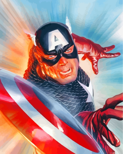 Captain America Hero Paint By Number.png