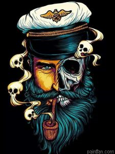 Captain Skull Paint By Numbers.png