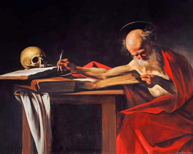 Caravaggio Saint Jerome New Paint By Numbers.png