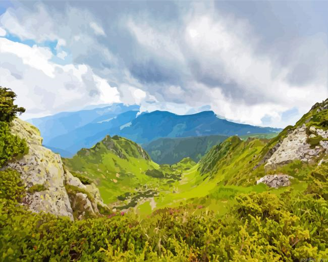 Carpathian Mountains Paint By Numbers.png