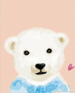 Cartoon Bear Paint By Numbers.png
