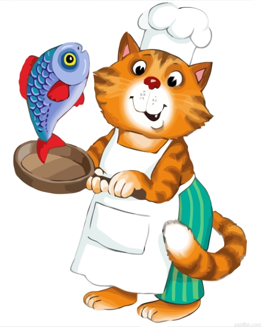 Cartoon Cat Cooking Paint By Number.png