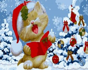 Cartoon Christmas Paint By Numbers.png