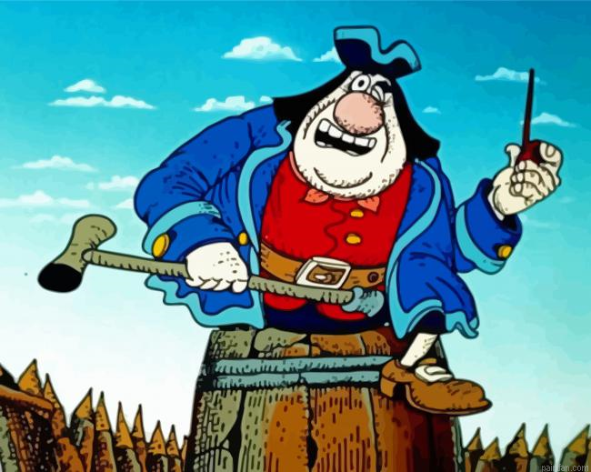Cartoon John Silver Paint By Numbers.png
