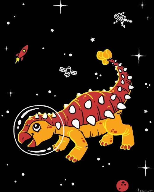 Cartoon Space Dinosaur Paint By Numbers.png