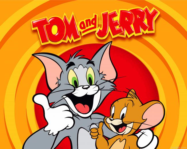 Cartoon Tom And Jerry Paint By Number.png