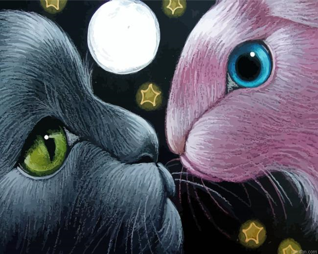 Cat And Bunny Paint By Numbers.png