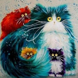 Cat Animal Paint By Numbers.png