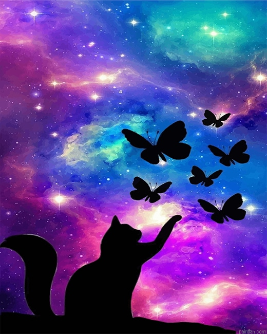 Cat Silhouette New Paint By Numbers.png