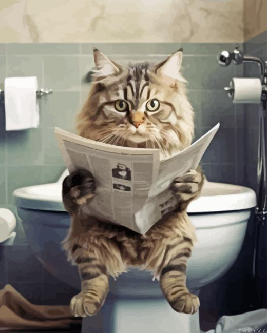 Cat Sit On Toilet Paint By Numbers.png