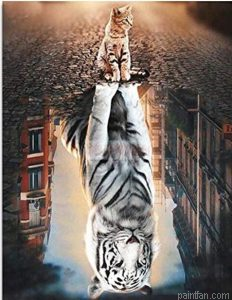 Cat Tiger Paint By Numbers.png