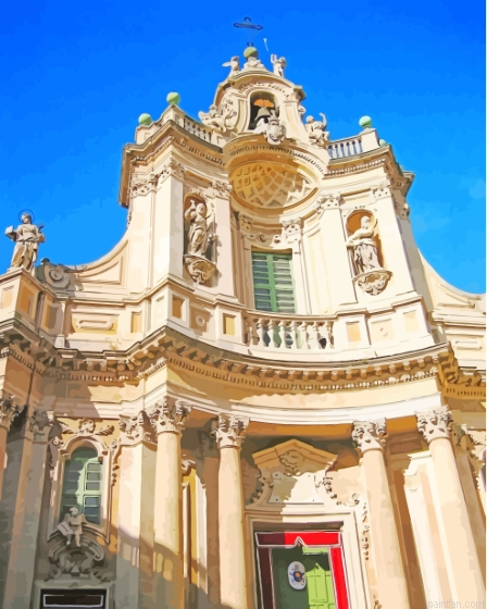 Catania Sicily Church Paint By Numbers.png