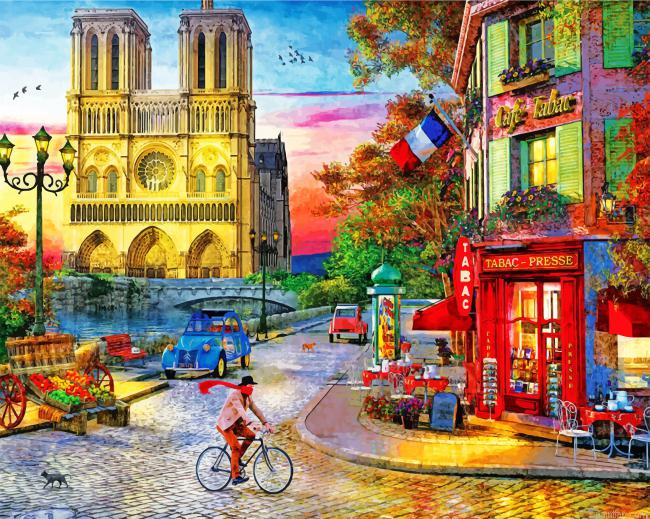 Cathedrale Notre Dame De Paris Paint By Number.png