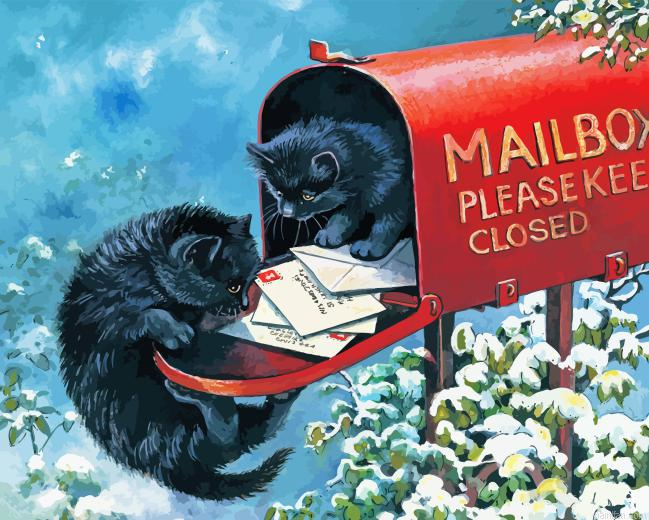 Cats In Mailbox Paint By Numbers.png