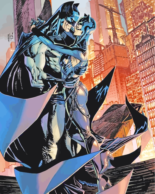 Catwoman And Batman Paint By Number.png