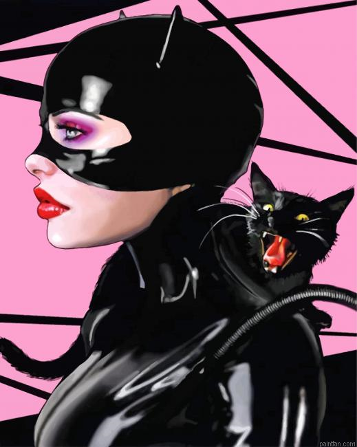Catwoman Hero Paint By Number.png
