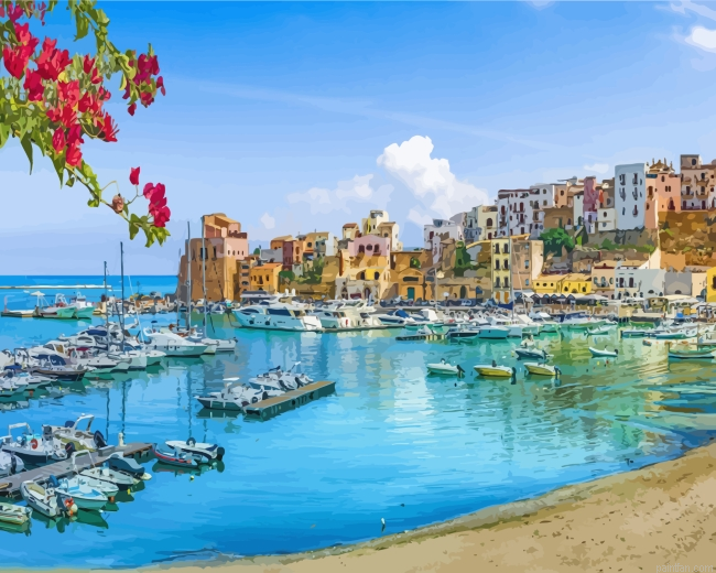 Cefalu Europe Paint By Number.png