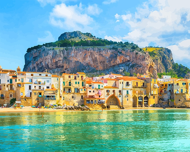 Cefalu Palermo Sicily Italy New Paint By Numbers.png