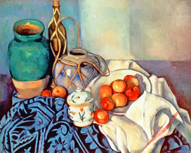 Cezanne Apples Still Life Aesthetic Paint By Numbers.png