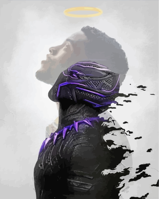 Chadwick Boseman Black Panther Paint By Number.png