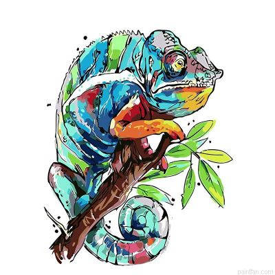 Chameleon Paint By Numbers.png