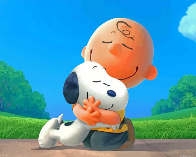Charlie Brown And Snoopy Paint By Numbers.png