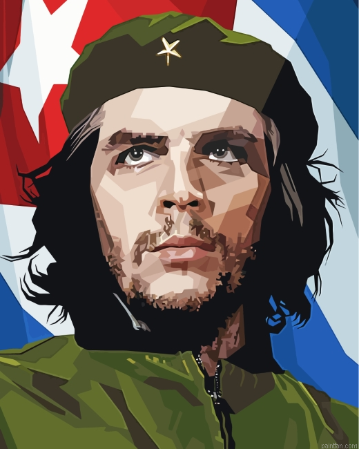 Che Guevara Illustration Paint By Number.png